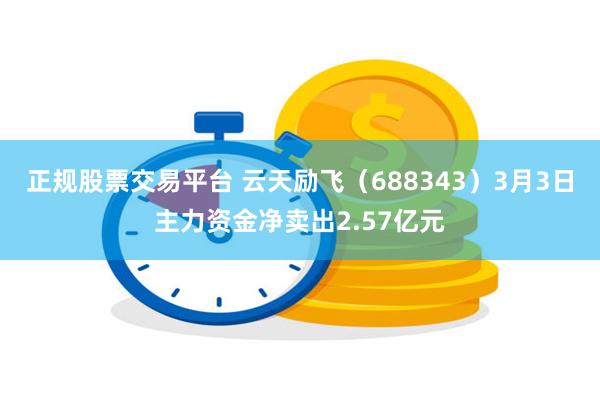 正规股票交易平台 云天励飞（688343）3月3日主力资金净卖出2.57亿元