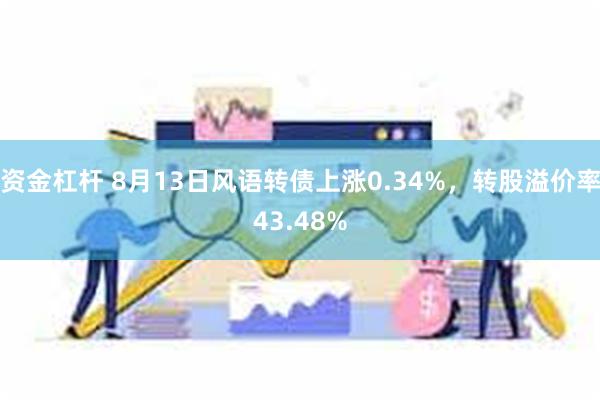 资金杠杆 8月13日风语转债上涨0.34%，转股溢价率43.48%